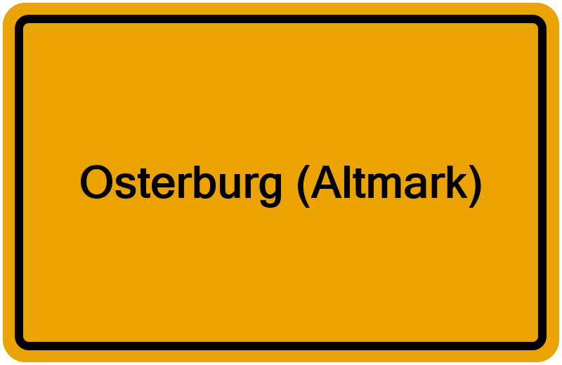 Handelsregisterauszug Osterburg (Altmark)